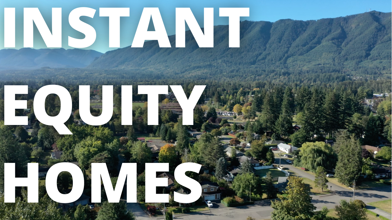 Homes in North Bend for instant equity header image.