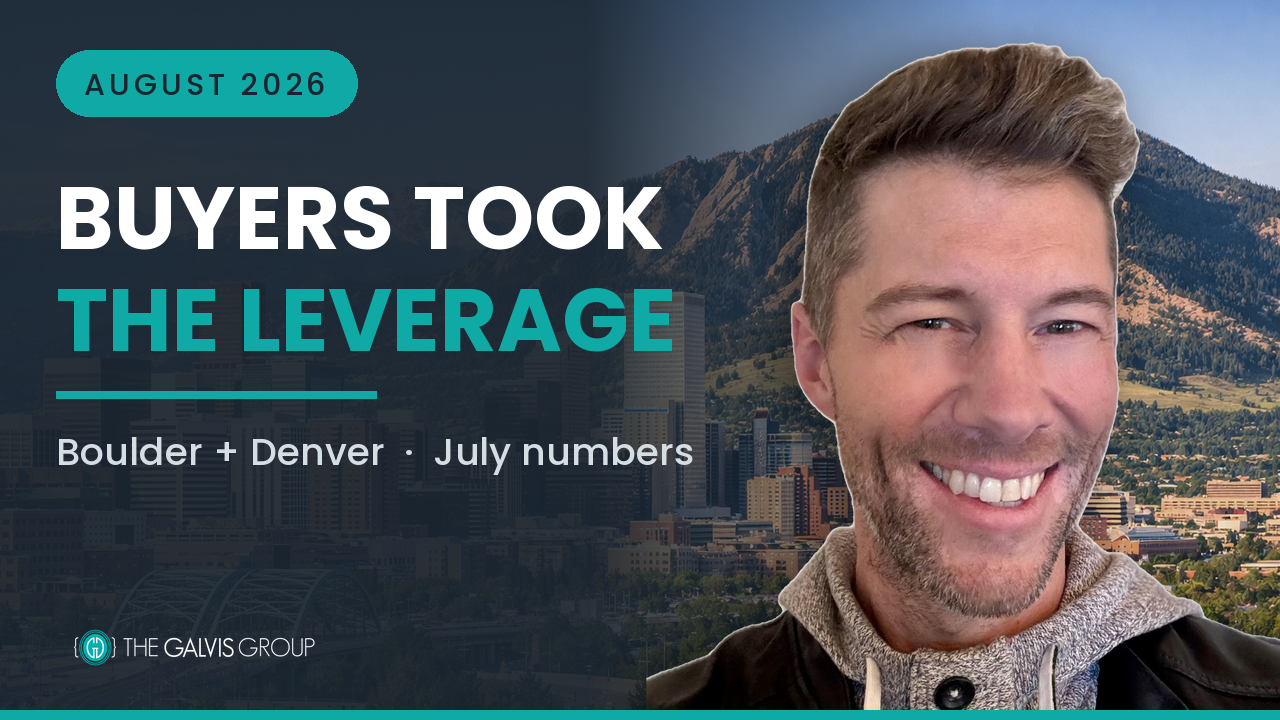 Denver & Boulder Housing Market Update | August 2026 header image.