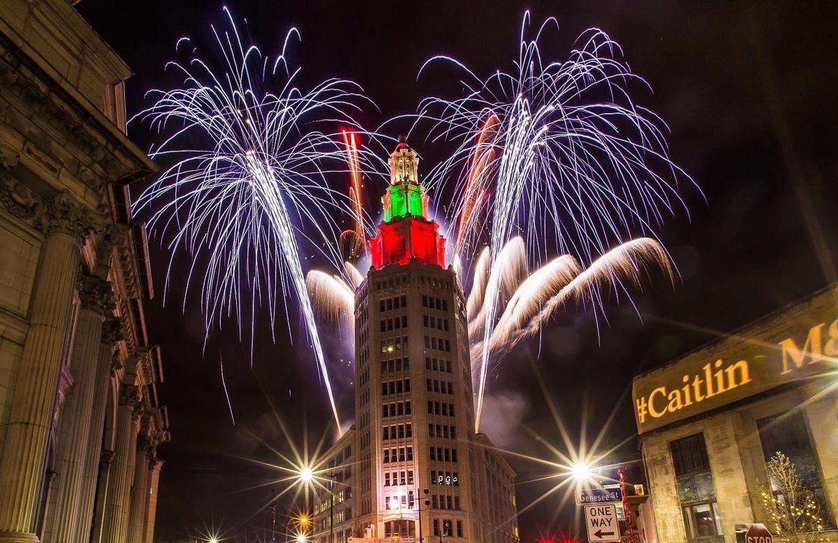 11 Places to View Fireworks in Erie County header image.