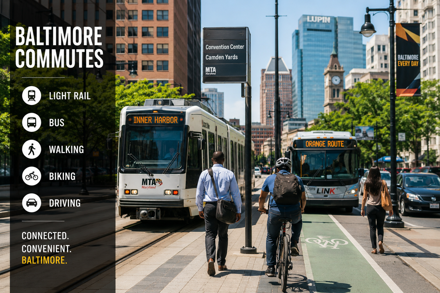 Navigating Public Transit & Commuting in Baltimore: What to Know header image.