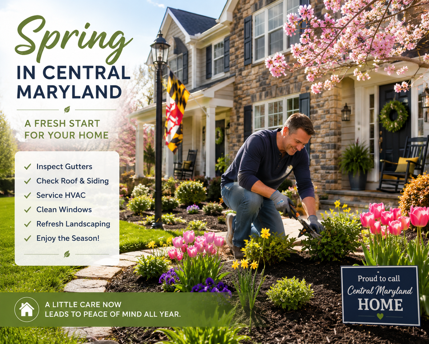 Your Ultimate Spring Home Maintenance Checklist header image.