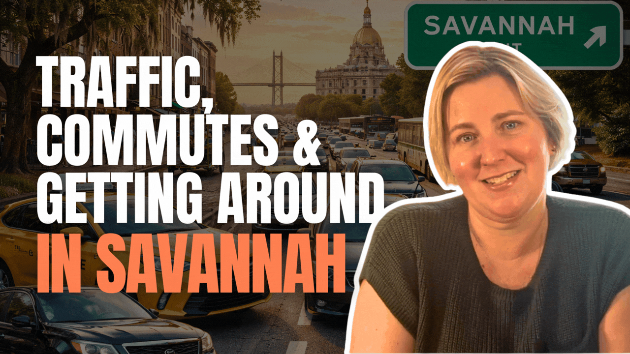 Traffic, Commutes & Getting Around Savannah, GA header image.