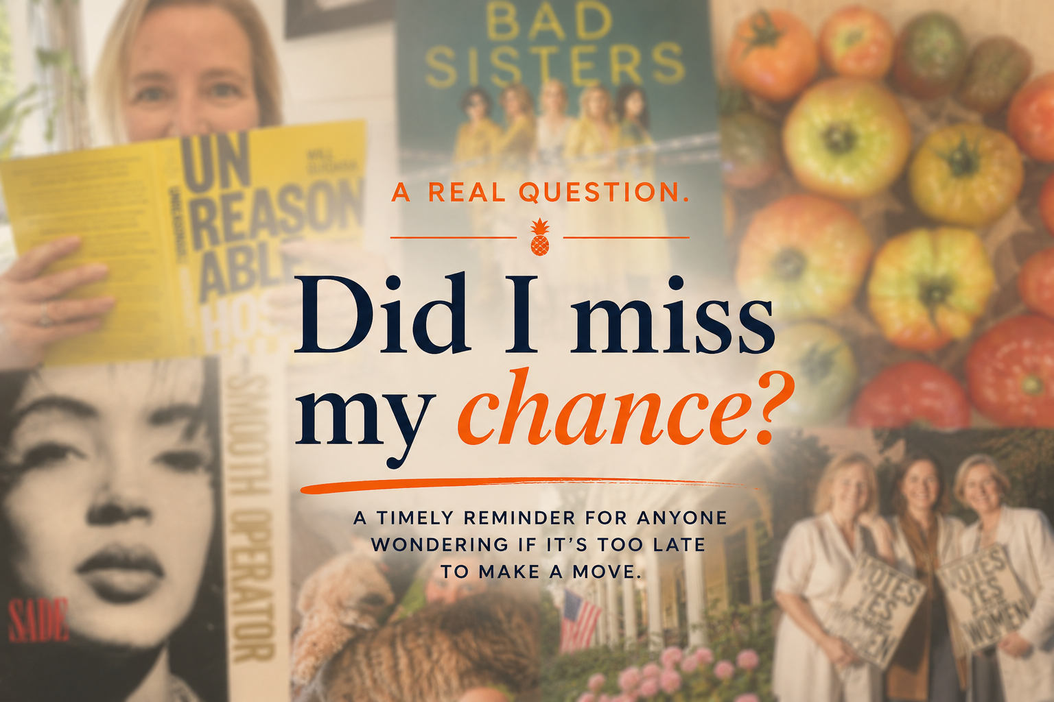 Did I miss my chance? header image.