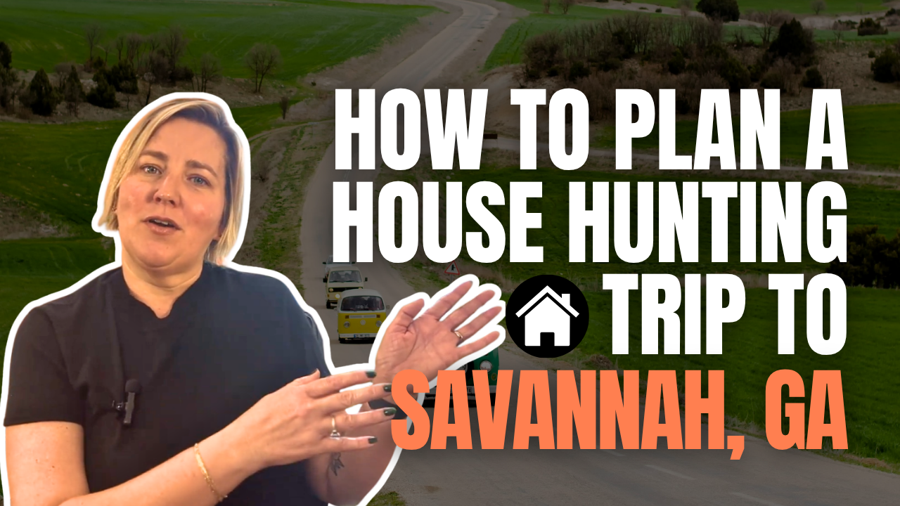 Planning a House Hunting Trip to Savannah, GA header image.