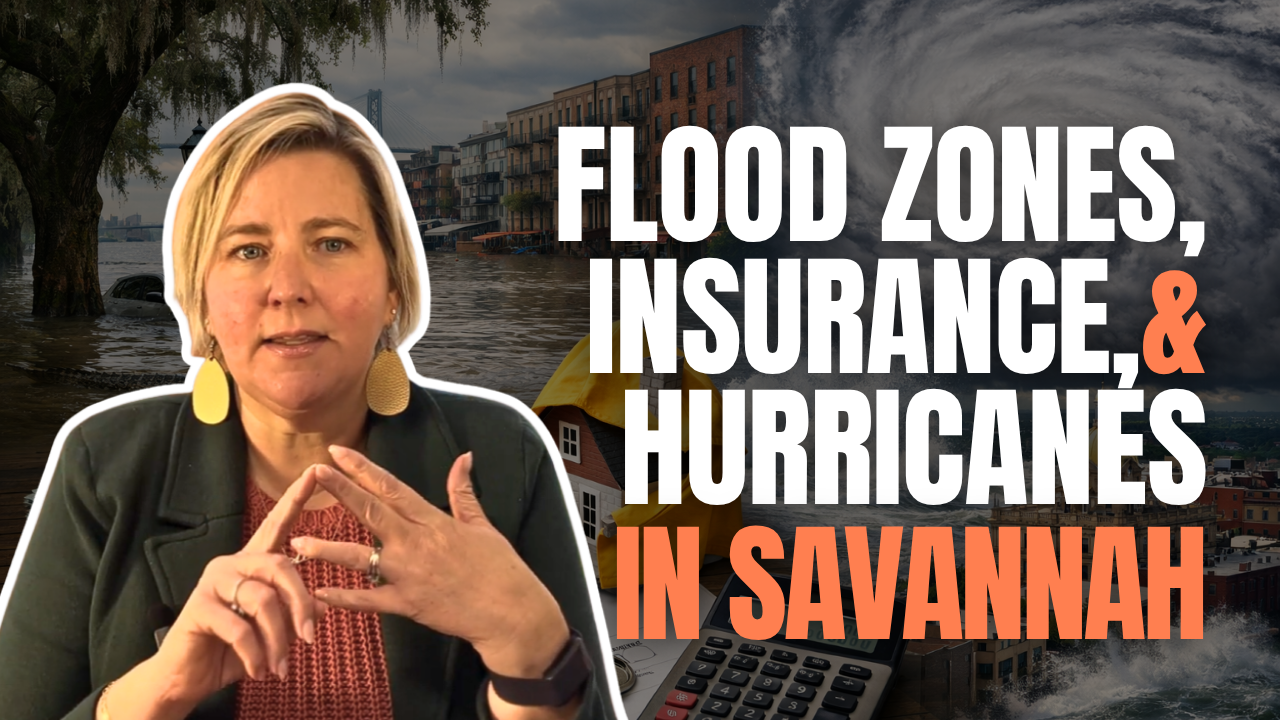 Flood Zones, Insurance & Hurricanes in Savannah (What You Should Know) header image.