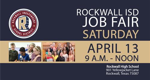 Rockwall ISD Is Looking For New Faces! header image.
