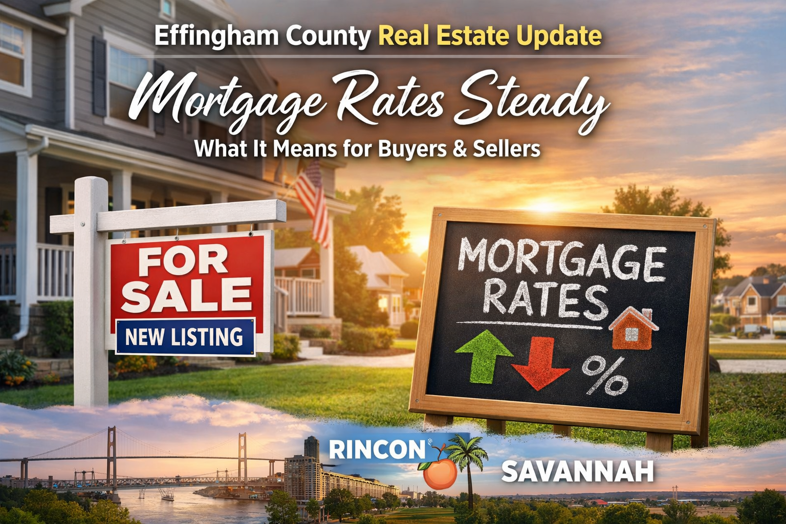 Mortgage Rates Show Signs of Stability: What This Means for Homebuyers in Effingham County, GA header image.