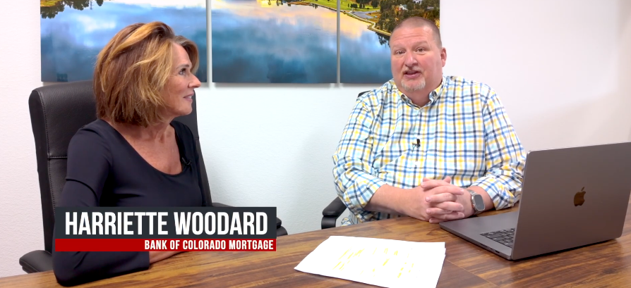 Jeff Abel interviewing mortgage expert Harriette Woodard about Federal Reserve rate cuts and mortgage rates in Colorado