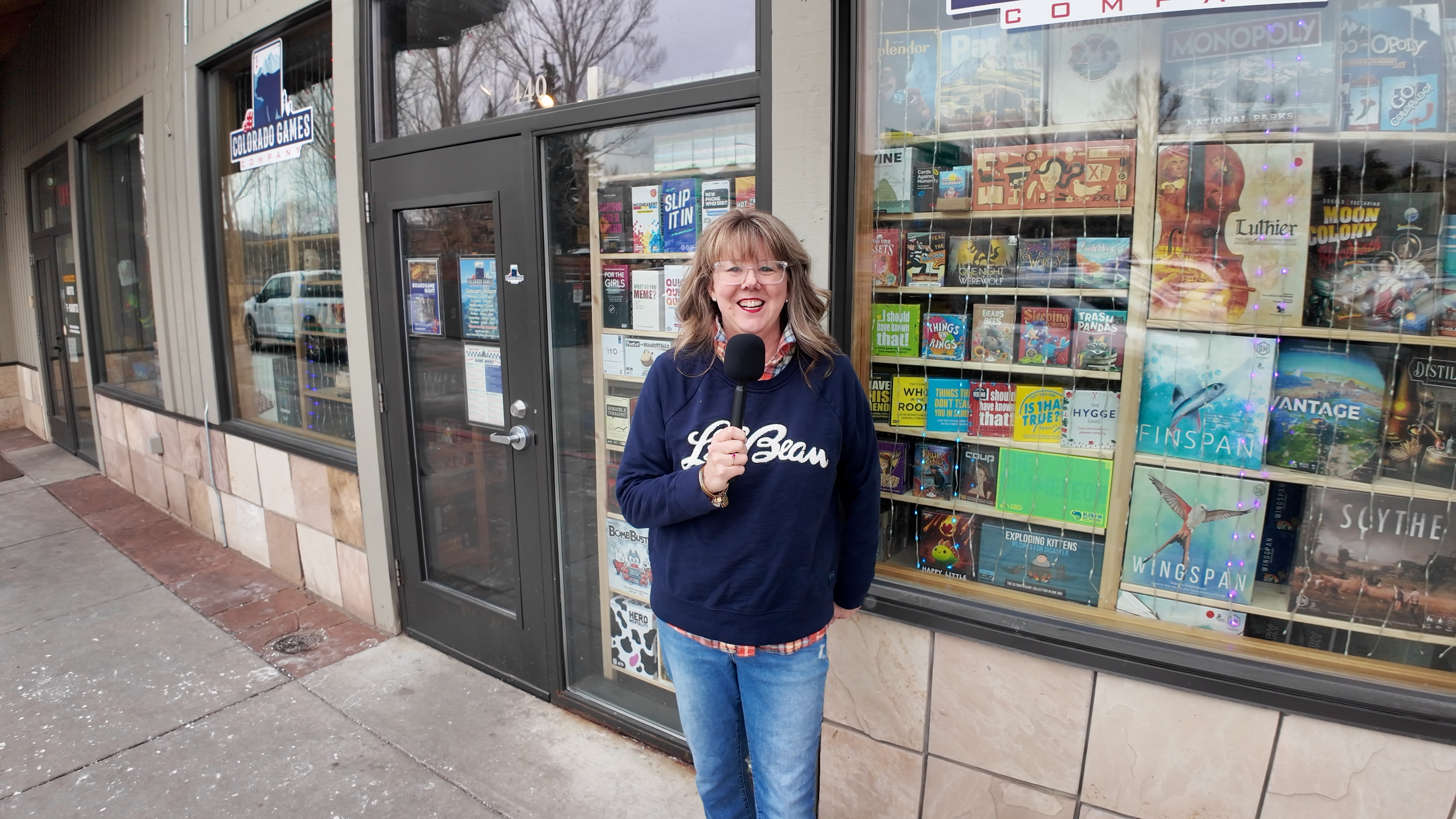 Colorado Games Company storefront on Elkhorn Avenue in downtown Estes Park