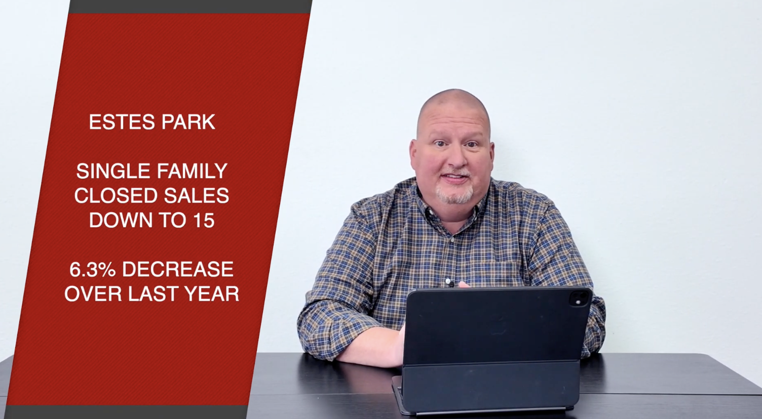 Estes Park Colorado real estate market update for April 2025 showing mountain community homes