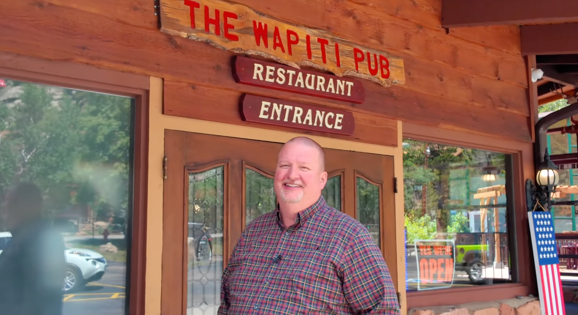 The Wapiti Pub & Restaurant on Fall River Road in Estes Park, Colorado