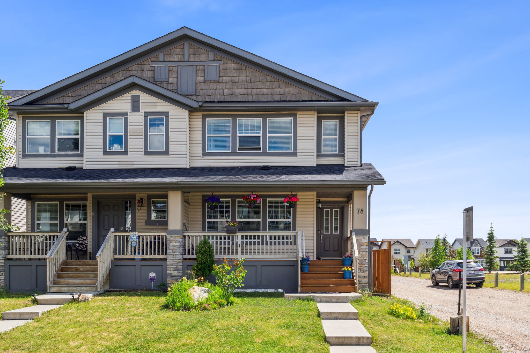 Just Listed: Elegant Family Living at 78 Skyview Point Green NE, Calgary header image.