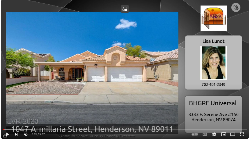 1047 Armillaria Street, Henderson, NV 89011 header image.