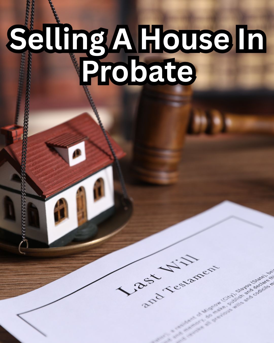 What To Do When an Estate Owns a House OR How to Sell a House In Probate header image.