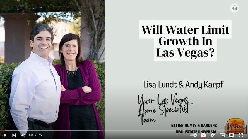 Will Water Limit Growth In Las Vegas? header image.