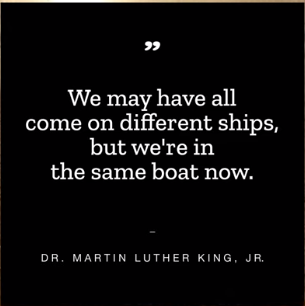 In Honor Of Dr. Martin Luther King Jr. header image.