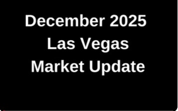 December 2025 Las Vegas Market Update header image.