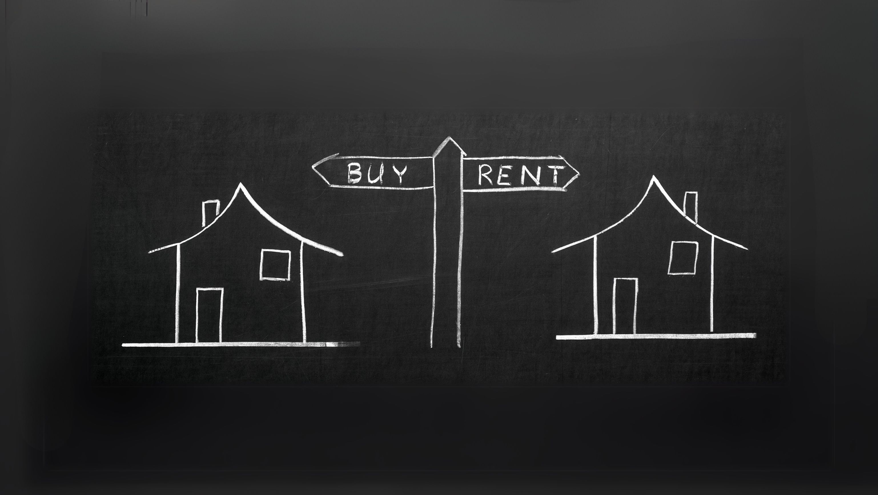 A comparison of renting vs. buying a home, highlighting the financial benefits of homeownership over time.