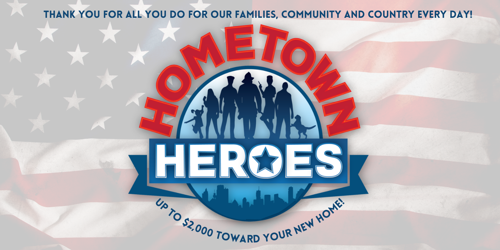GIVING BACK TO ALL OUR LOCAL HEROES! header image.