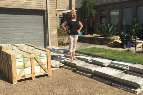 Ever wondered what 20,000 pounds of Travertine looks like?! header image.