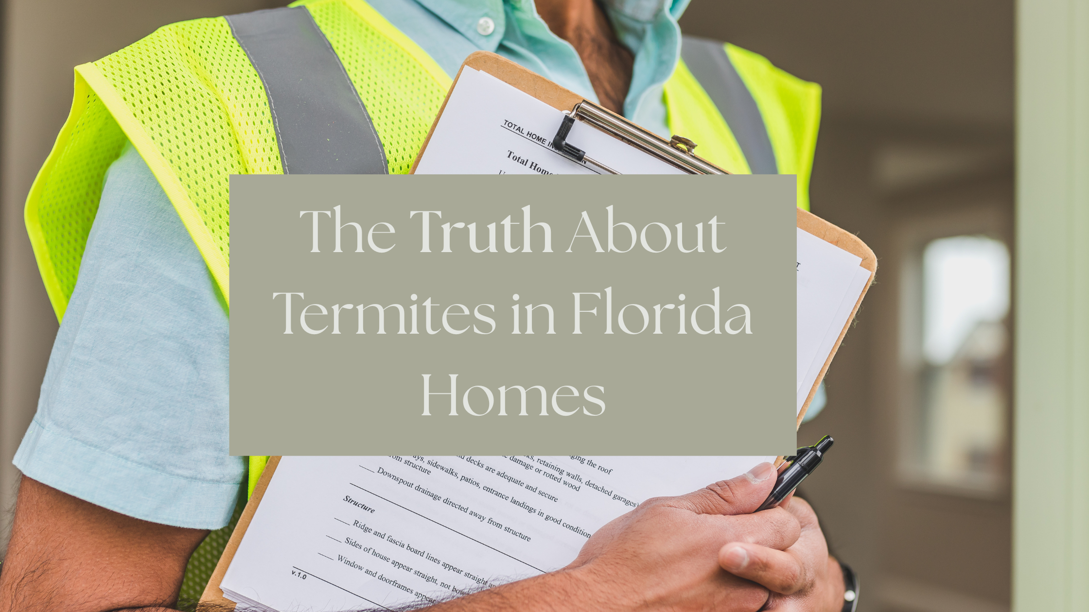 The Truth About Termites in Florida Homes – What Buyers and Sellers Need to Know header image.
