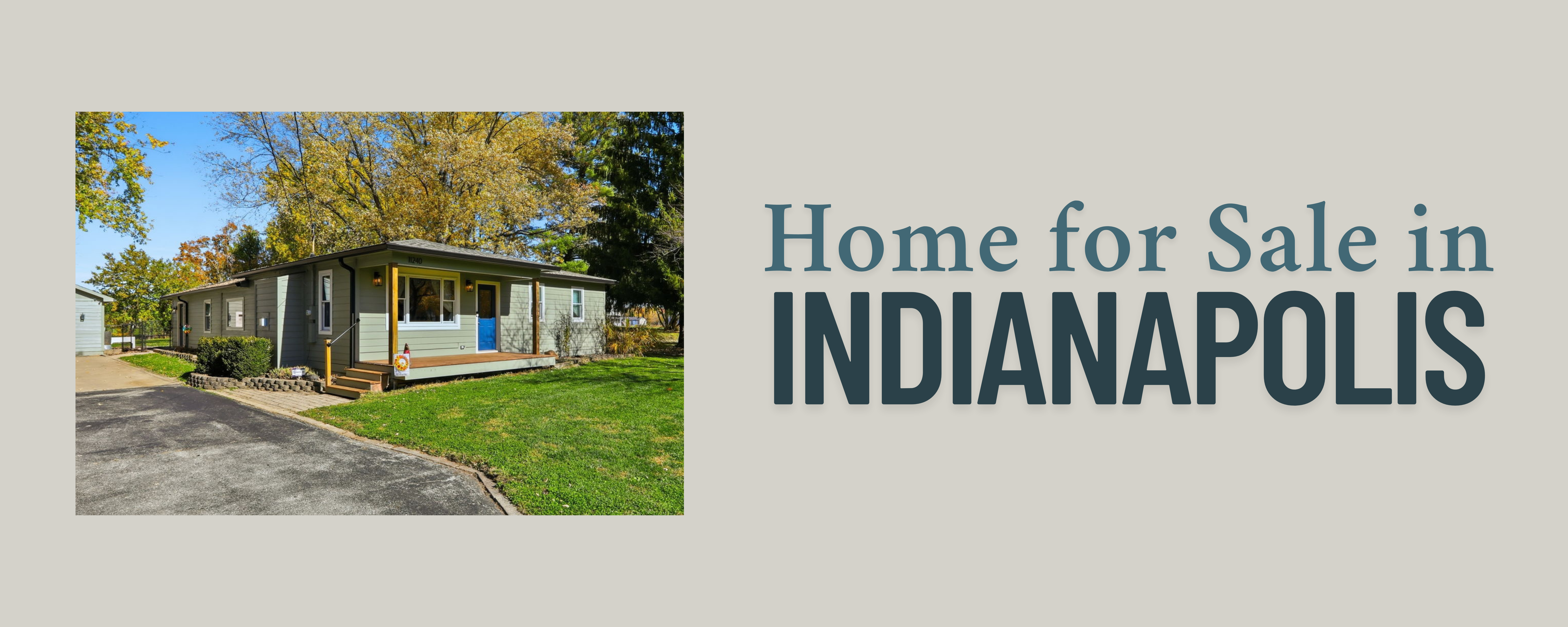 Home for Sale in Indianapolis header image.