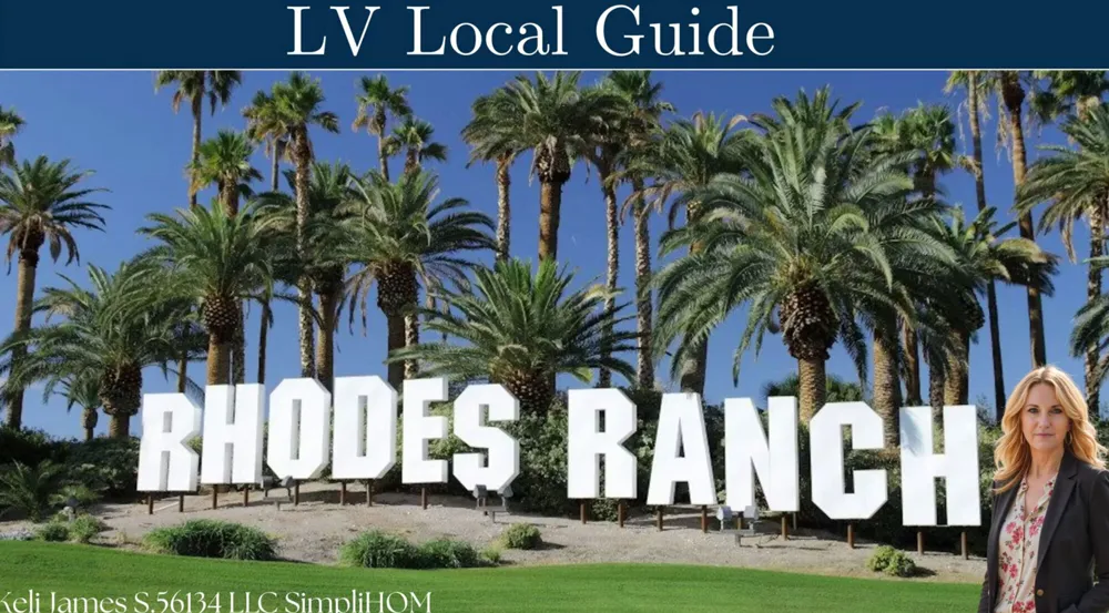 The Rhodes Ranch Community in Las Vegas header image.