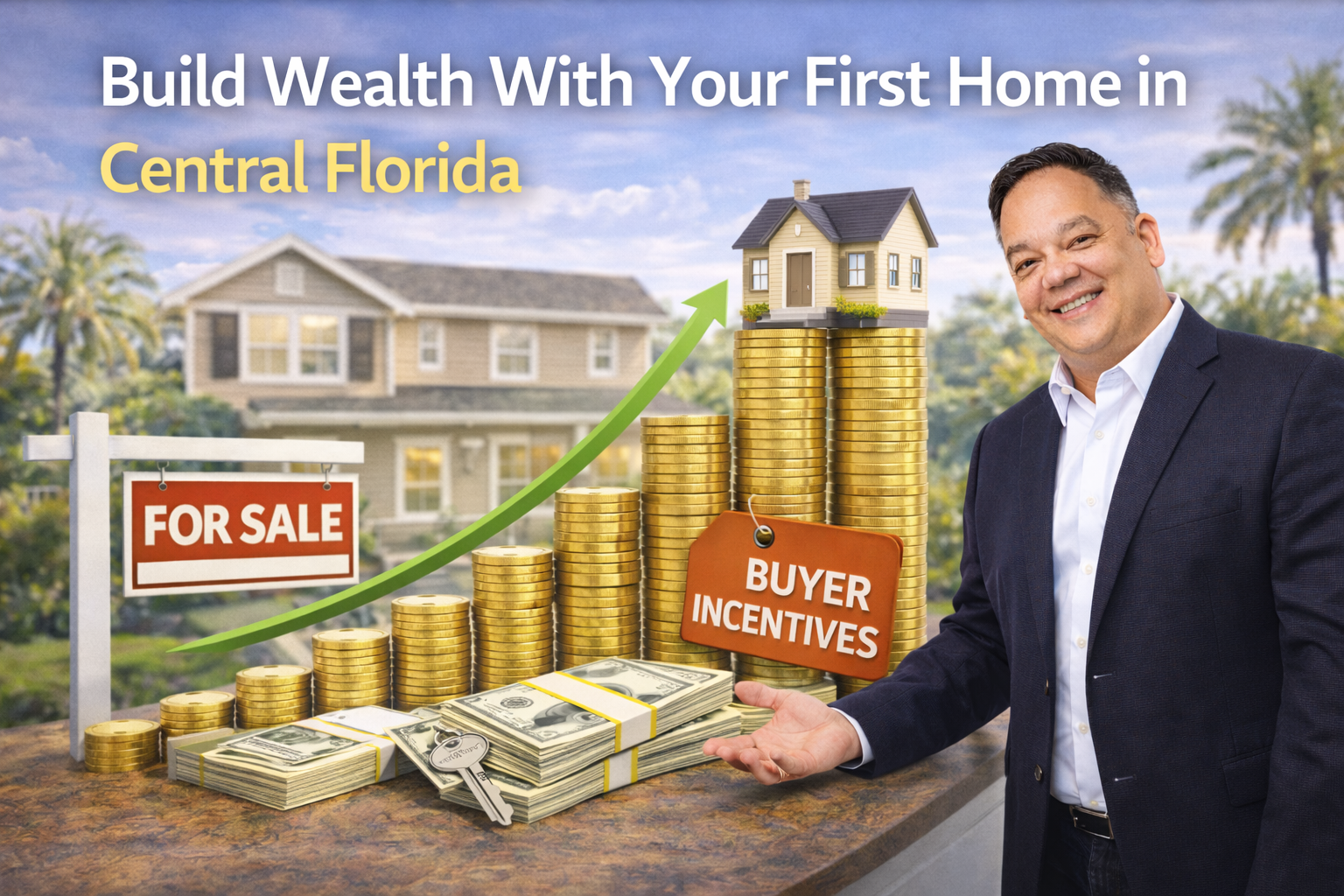 Build Wealth With agent showing Your First Home in Central Florida