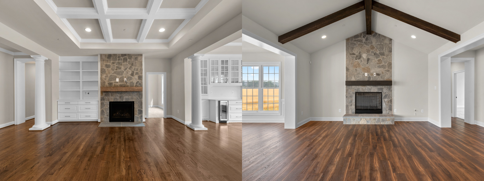 JMB Homes Whiich One | The Regina | Classic Charm or Rustic Retreat header image.