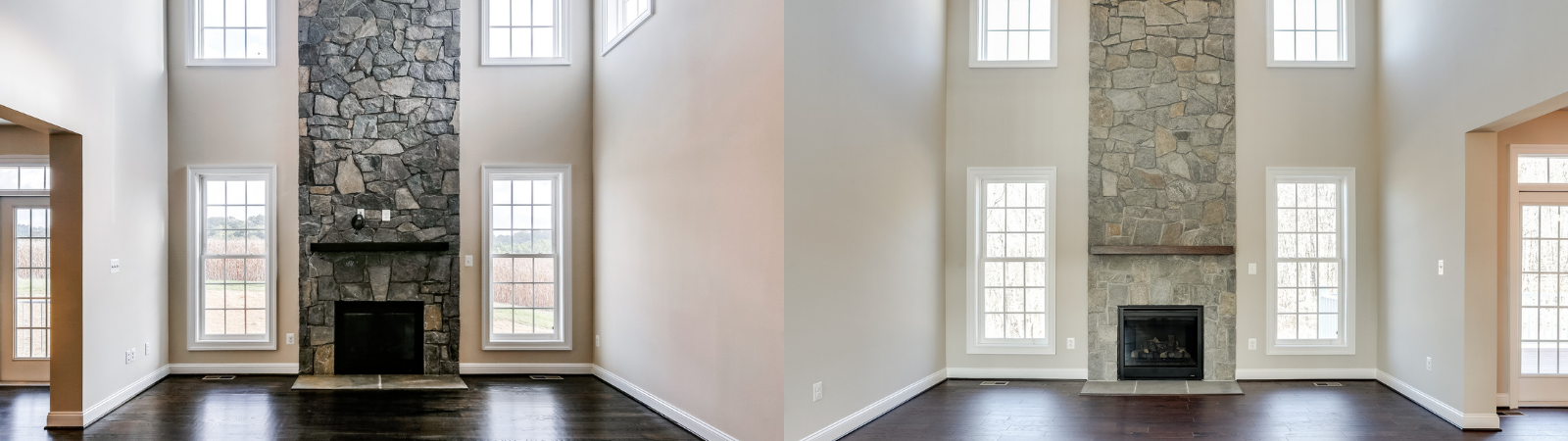 JMB Homes - WHICH ONE - Pick Your Favorite Lorimar Fireplace header image.