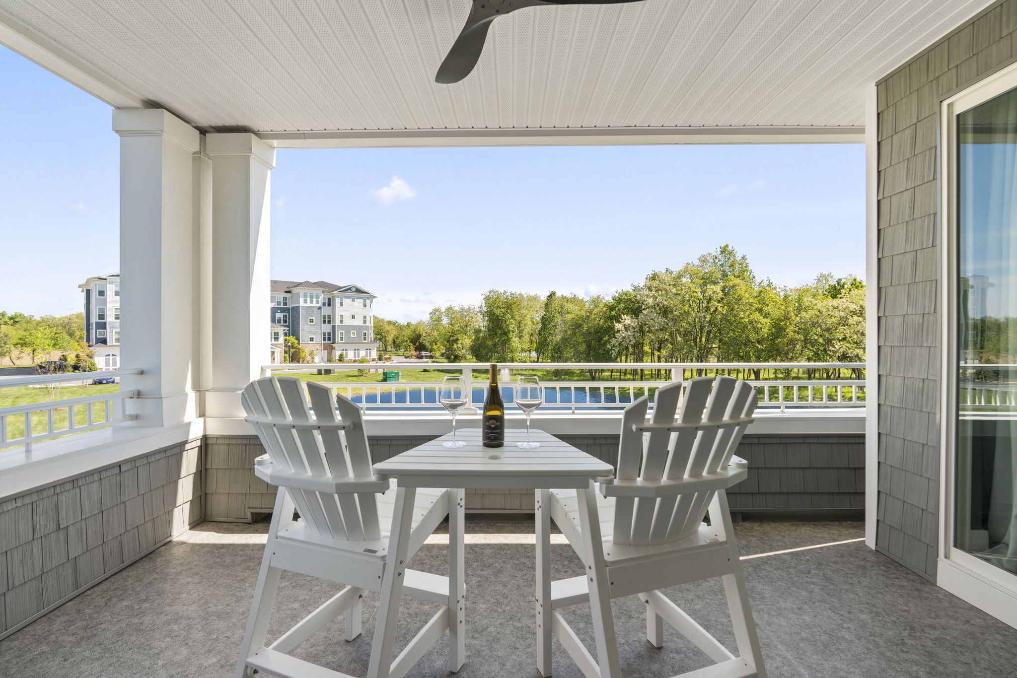 Peaceful Chester River views from corner condo on Kent Island