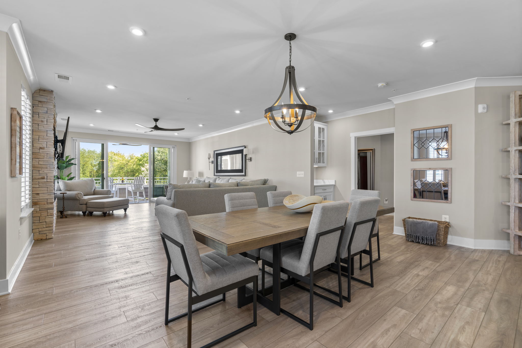 Luxury waterfront condo for sale at Four Seasons at Kent Island in Chester MD with winter water views