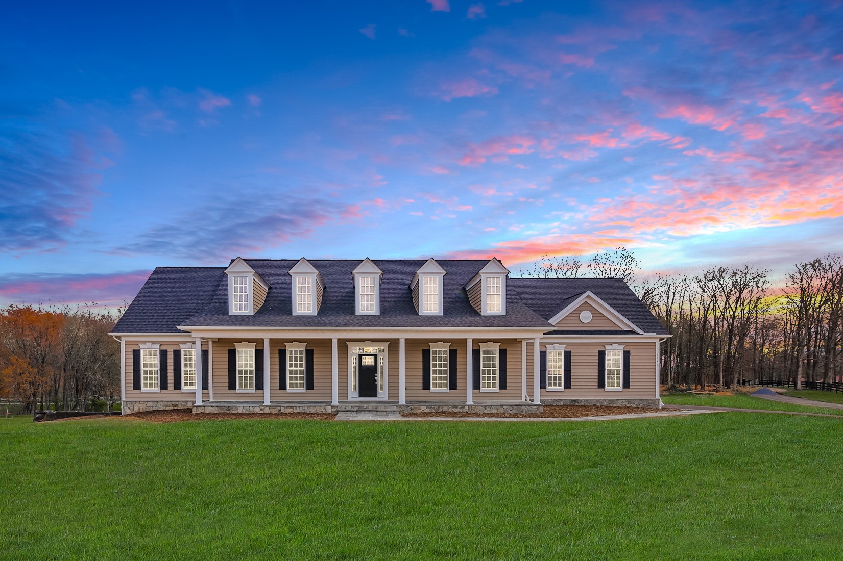 Recently Completed in Howard County’s The Square Woods - The Harwood by Maryland Custom Home Builder JMB Homes - Single Level Luxury Living header image.