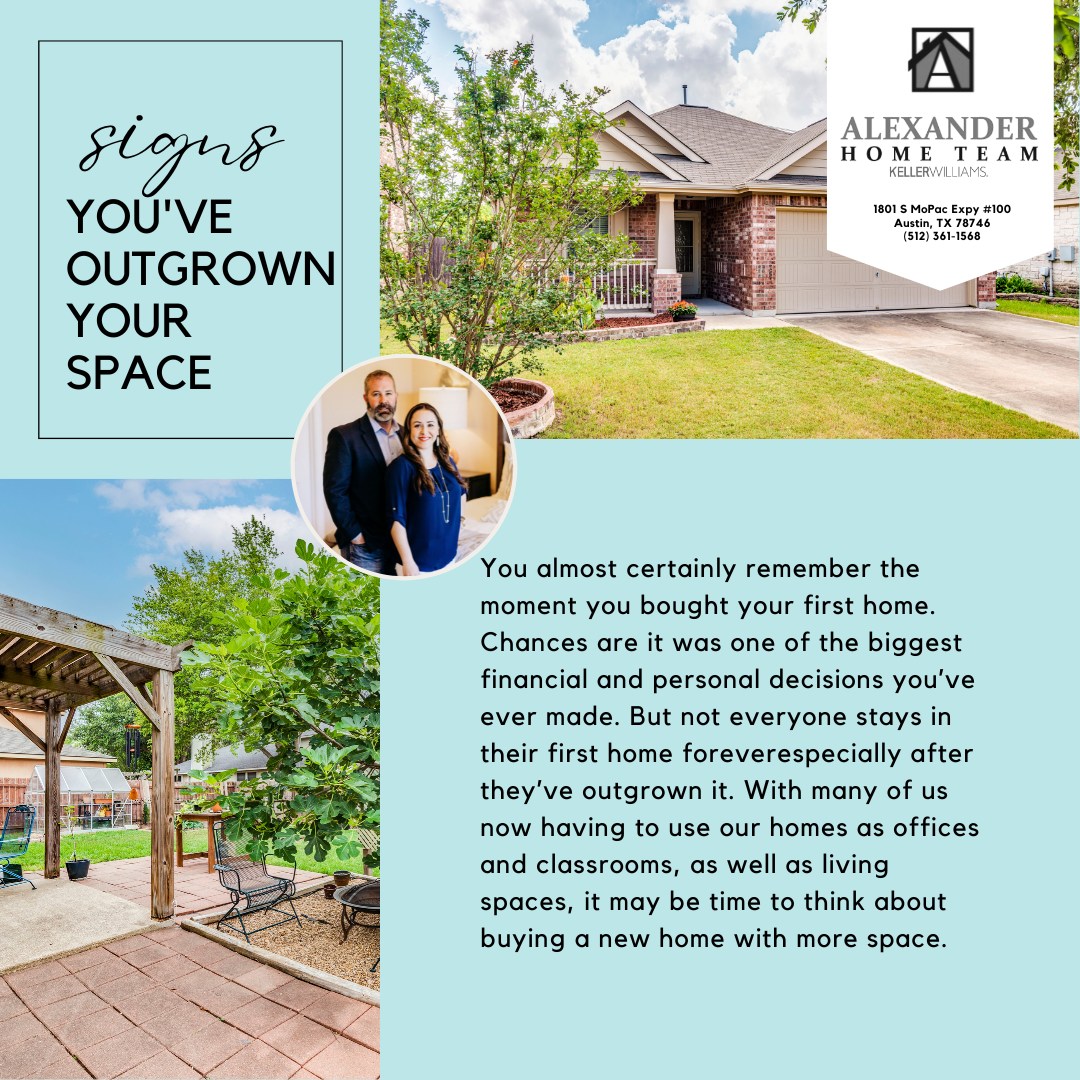 Have you OUTGROWN your current house? header image.