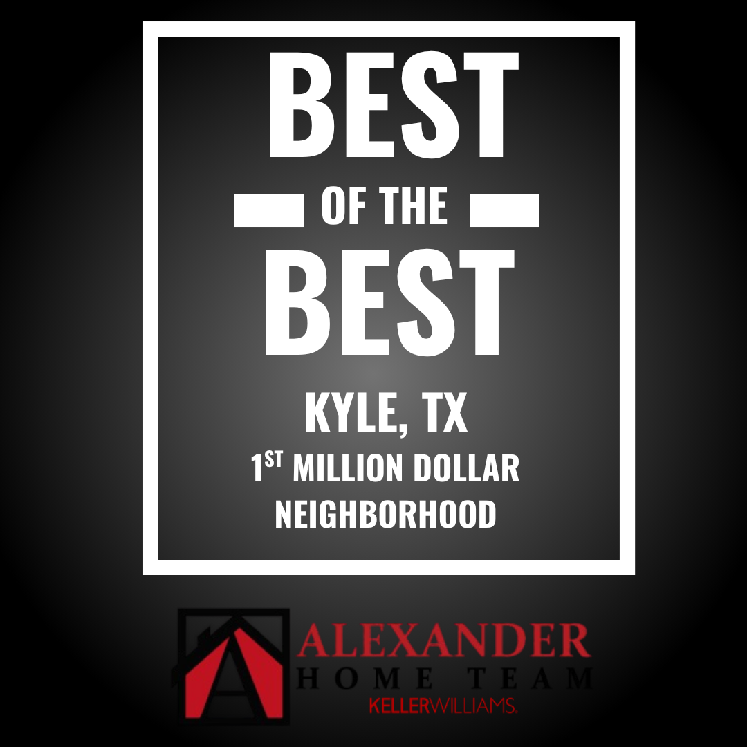 Kyle Texas First Million Dollar Neighborhood header image.