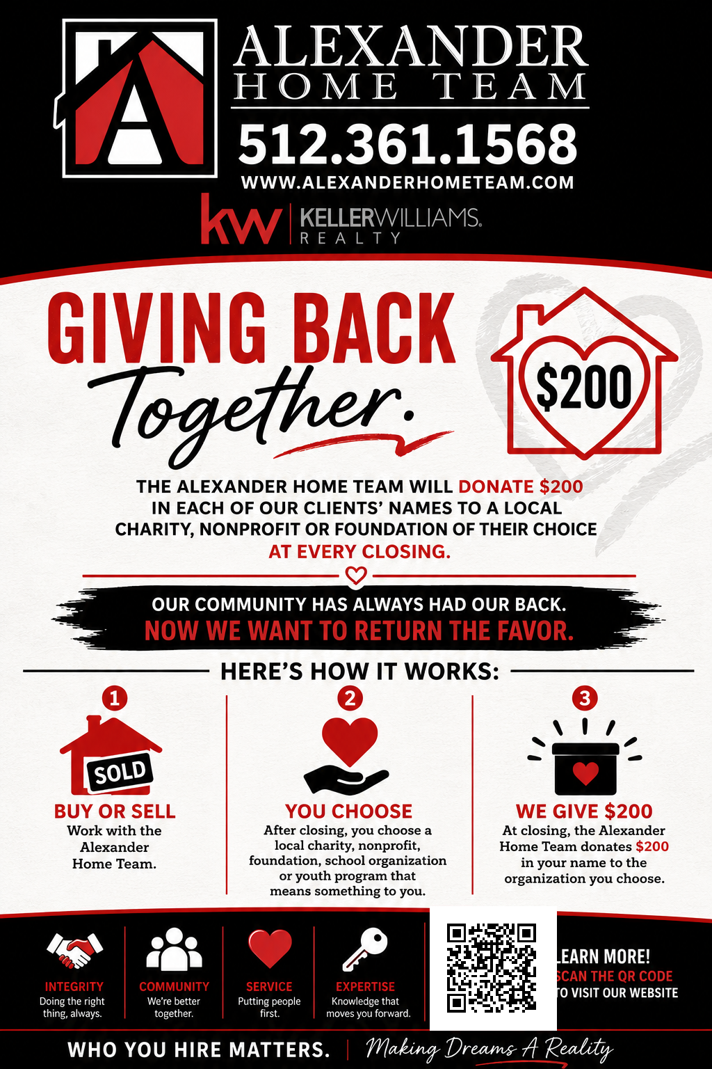 Giving Back to the Community That Has Given Us So Much header image.