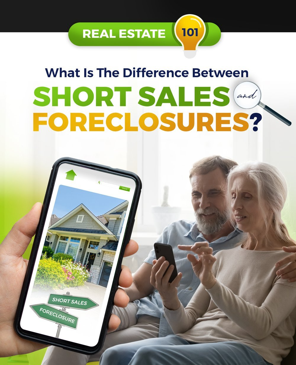 Real Estate 101: What Is The Difference Between Short Sales and Foreclosures? header image.