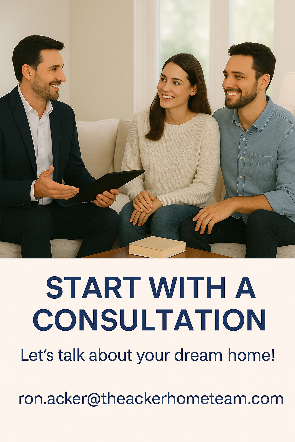 Why Your Home Buying Journey Should Start with a Consultation | The Acker Home Team header image.