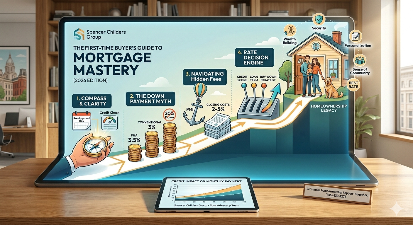 The First-Time Buyer’s Guide to Mortgage Mastery (2026 Edition) header image.