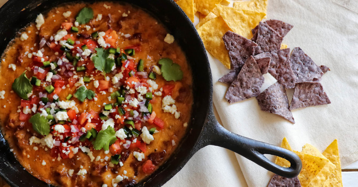 Chorizo Skillet Queso Fundido header image.