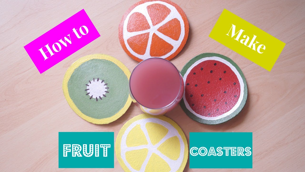 Summer Fruit Coasters header image.