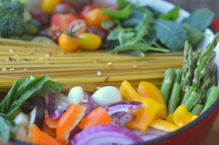 One Pot Farmer’s Market Pasta header image.