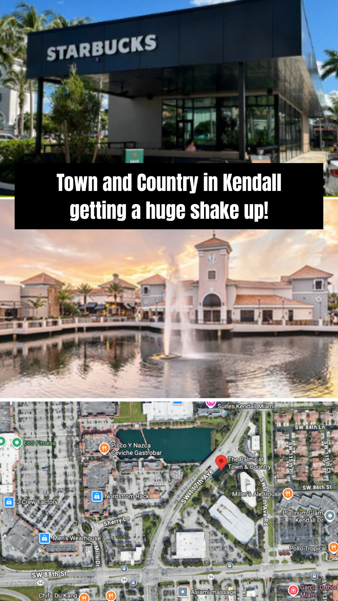📍Big Retail Moves in Kendall: Starbucks Opens and Barnes & Noble Returns to The Palms at Town & Country header image.