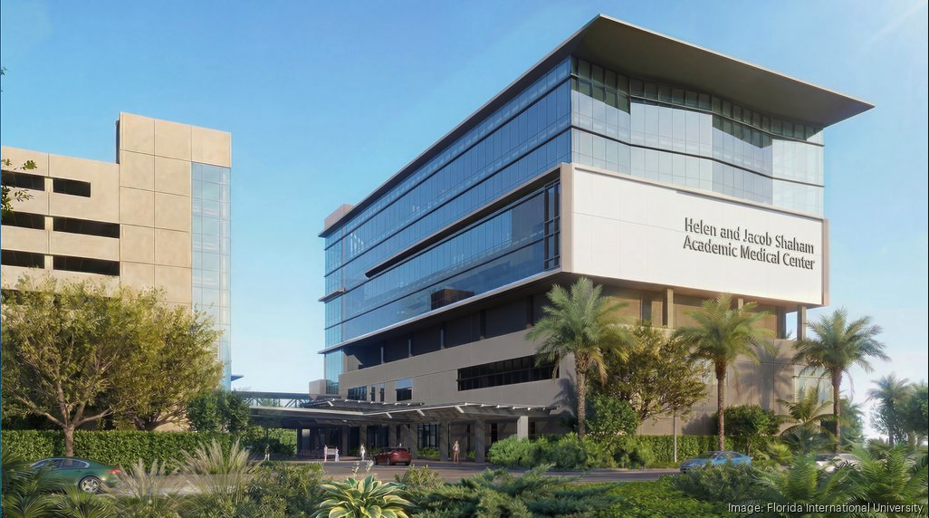 FIU, Baptist Health break ground on $200M academic medical center header image.
