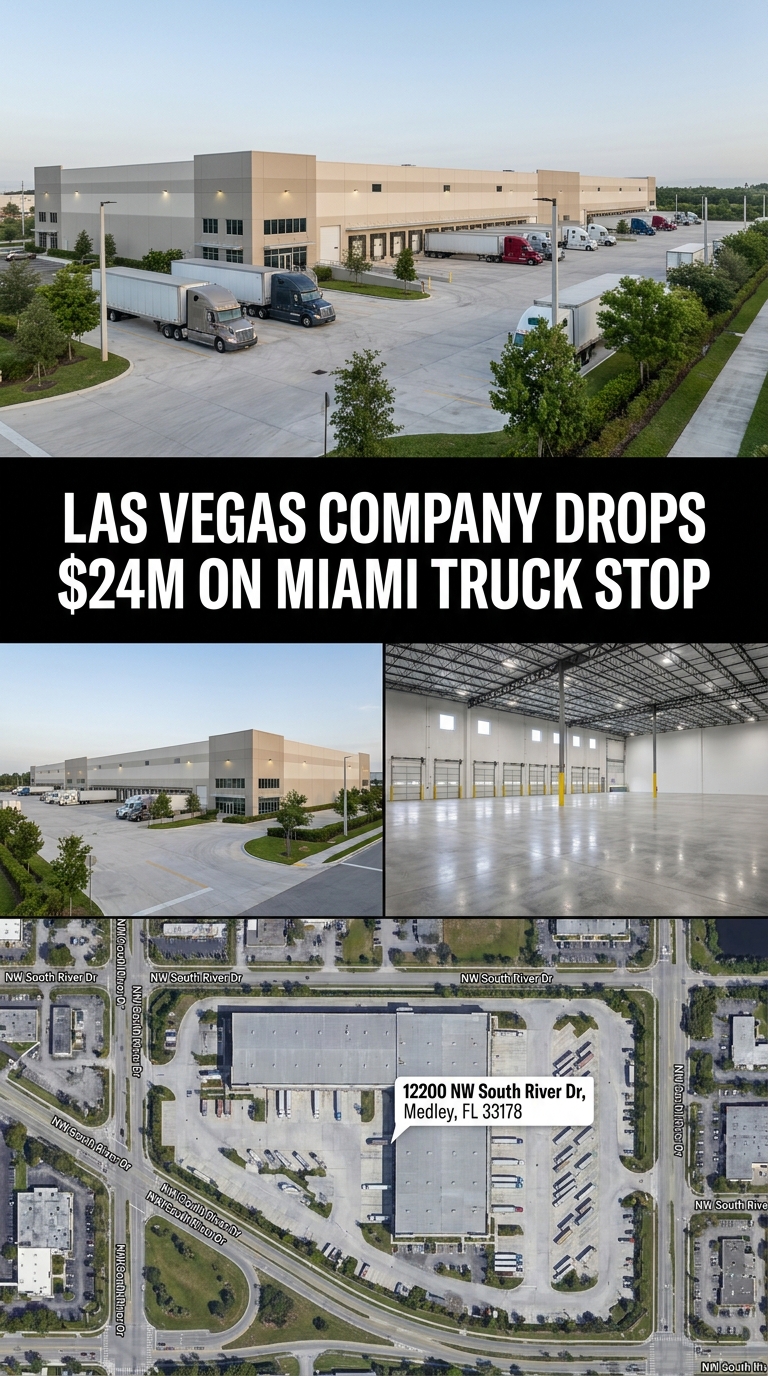 Miami-Dade Truck Stop Sells for $24 Million as Industrial Demand Continues Surging header image.