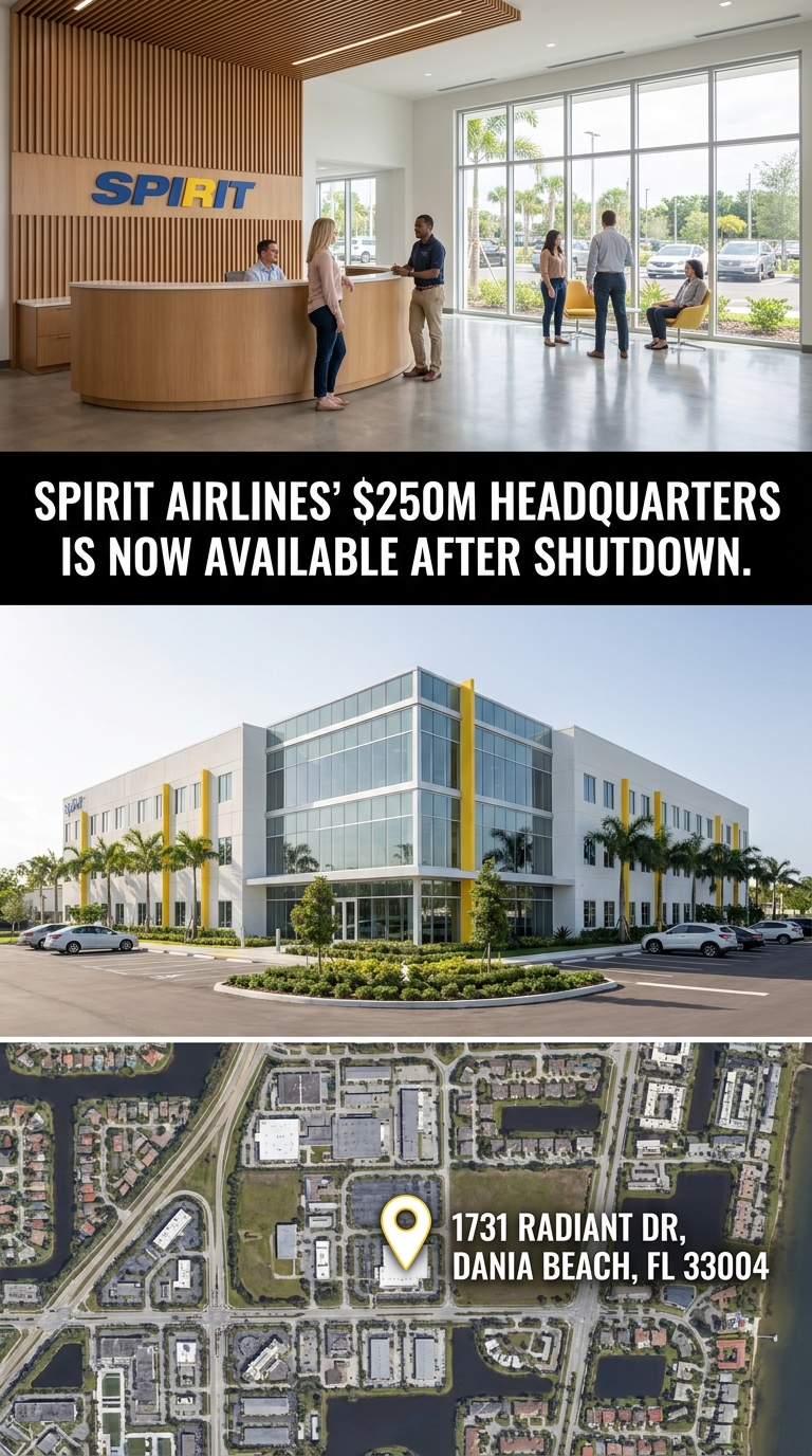 What’s Next for Spirit Airlines’ Newly Built Headquarters in South Florida? header image.