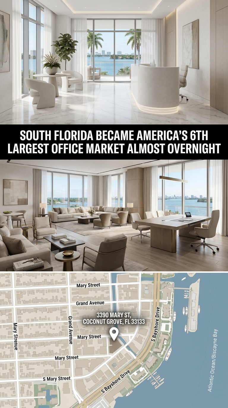 Industrious Expands in Coconut Grove, Signaling Growth in Miami’s Flexible Office Market header image.