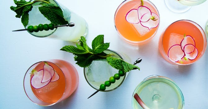 Spring Cocktails—Shaken Not Stirred header image.