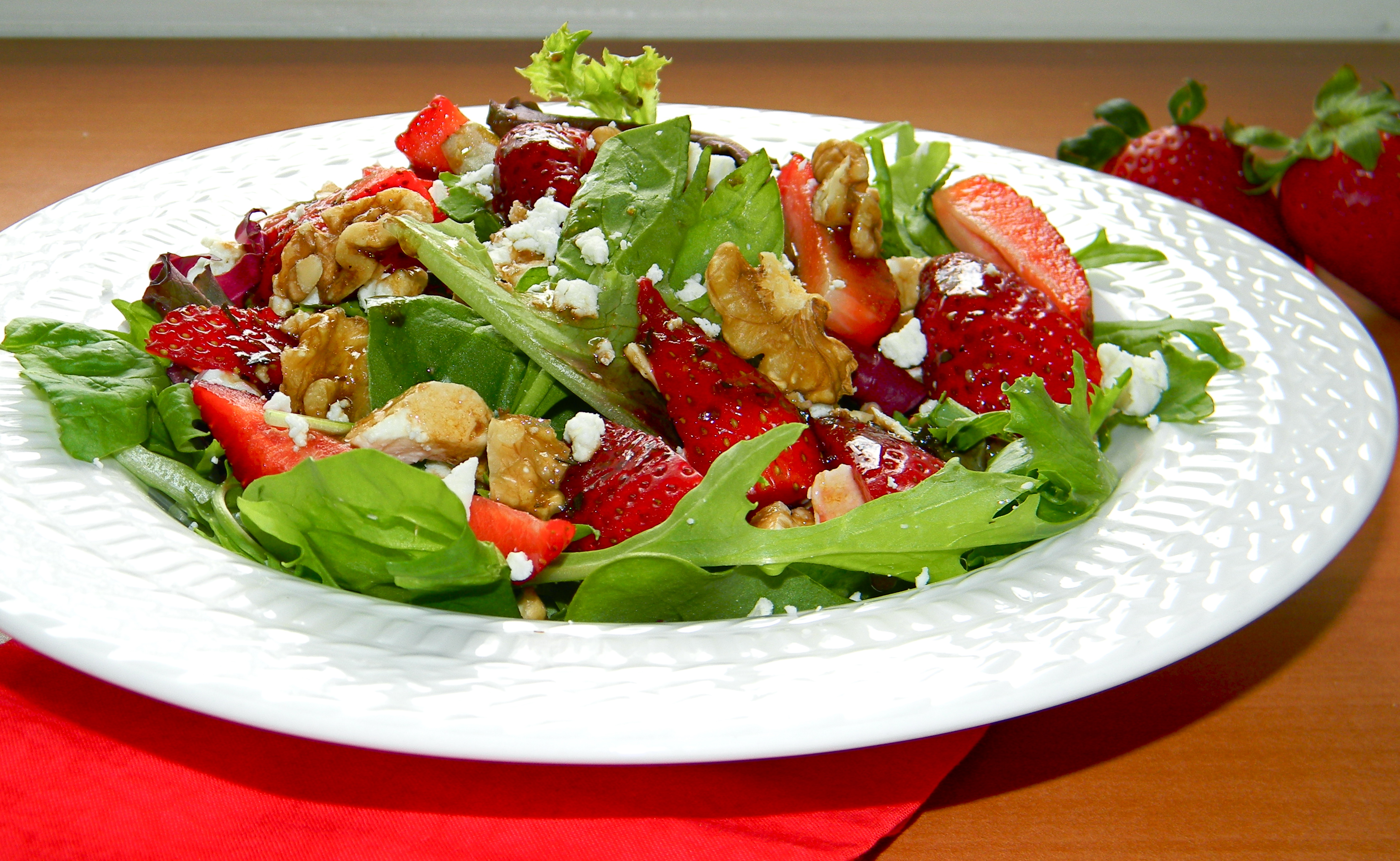 A Spring Strawberry Salad header image.