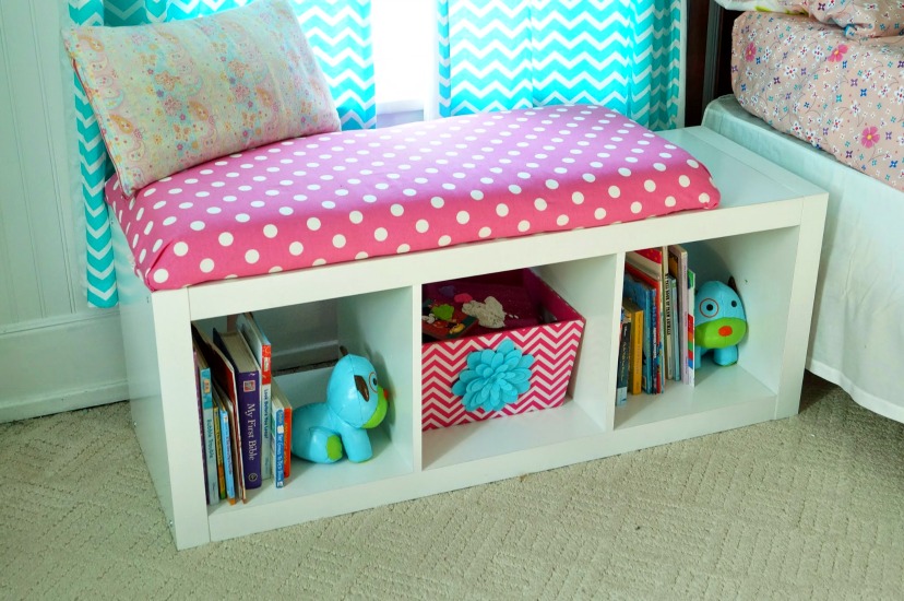 DIY Bookcase Bench header image.